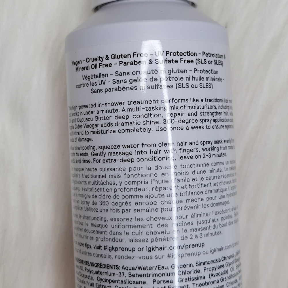 IGK Prenup Instant Spray Hair Mask Full Size NEW - Picture 4 of 4